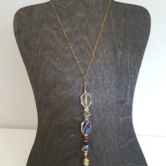 Blue Aura Crystal Wand - Picture 10 of 10